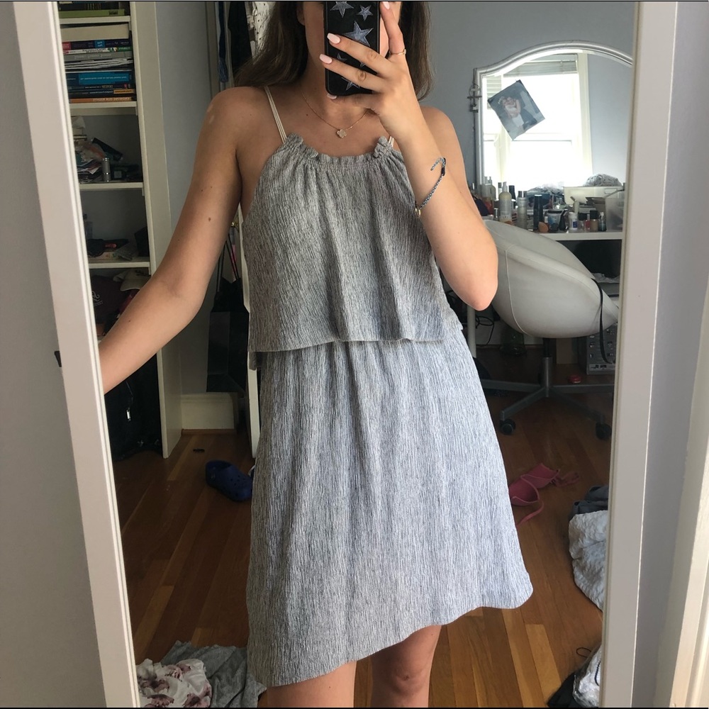 Madewell grey heathered dress (WORN ONCE)